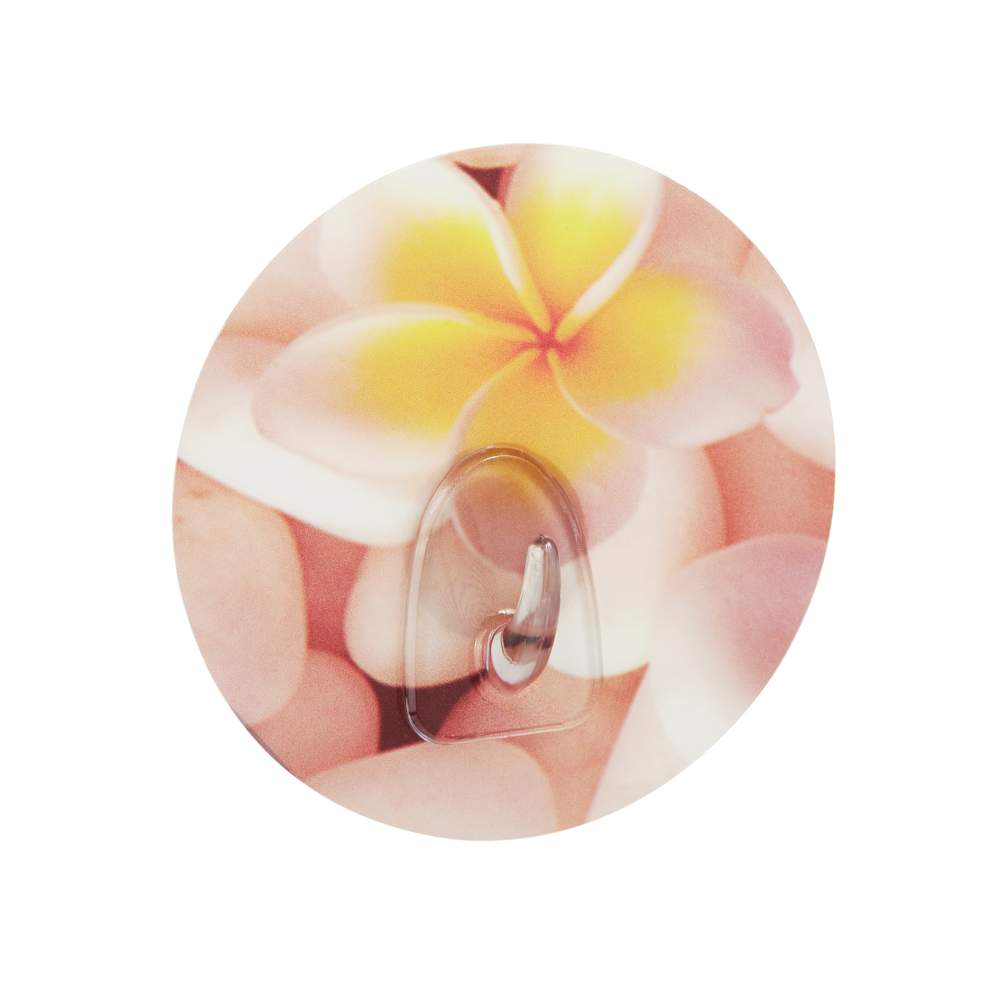 *Крючок на силиконе Цветок желт. Kleber Home kle-hm026