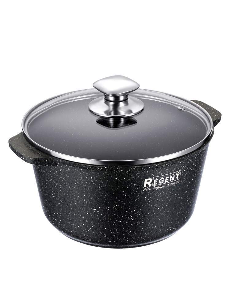 REGENT INOX Linea Cosmo Кастрюля 5,8л с крышкой алюминий АП 93-AL-CS-4-26