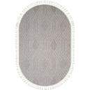 Ковер Toronto  7565_BX45  0,8х1,5 D.Beige/D.Beige  овал