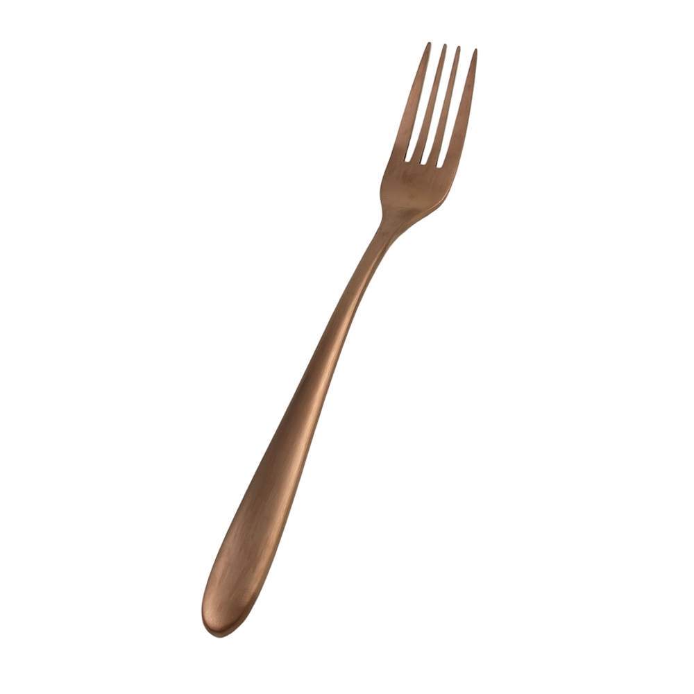 P.L. Proff Cuisine Alessi-Copper Вилка столовая 212мм PVD покрытие медь матовая 81280006