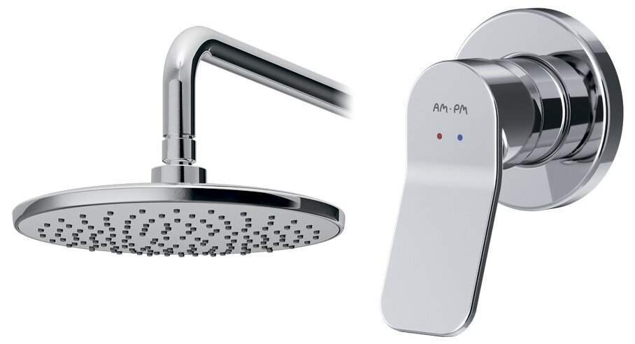 Набор  X-Joy  FB85A2R000  см-ль д/душа, вер.душ 220мм, держатель