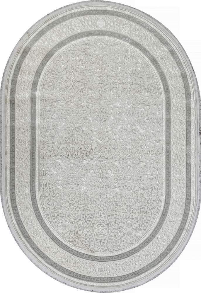 Ковер SANDALI 30020T  0.8x1.5  OVAL  L.GREY/CREAM
