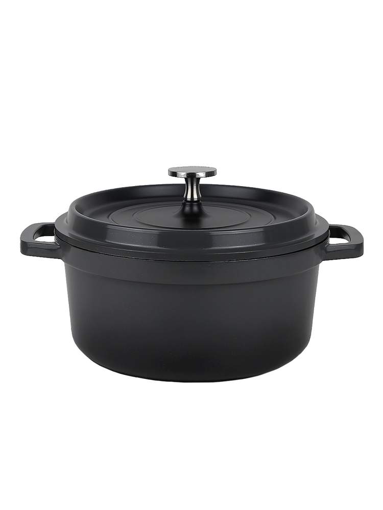 KAMILLE France серый Кастрюля 4456 2500мл 20х9,5см литой алюминий с АП покрытием индукция 