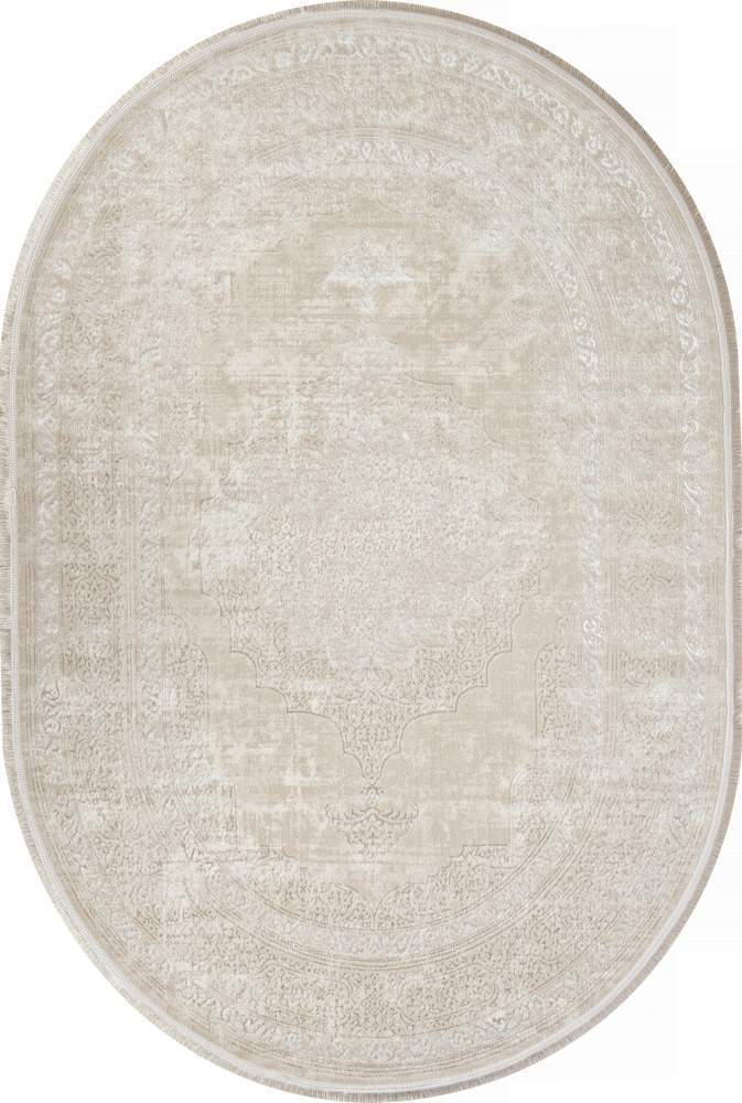 Ковер MIKONOS F566AF  2,4x3,4  OVAL, CREAM / CREAM