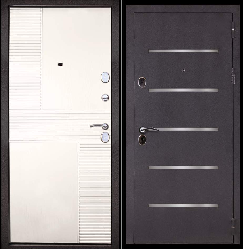 Дверь мет. Токио белое дерево  860 R