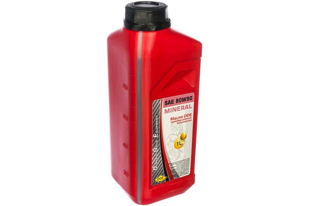 Масло  трансмиссионное DDE SAE 80W-90 API GL-5. 1л