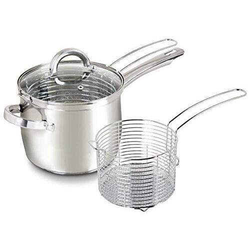 KAMILLE Кастрюля-фритюрница 5852 3,5л нерж. сталь