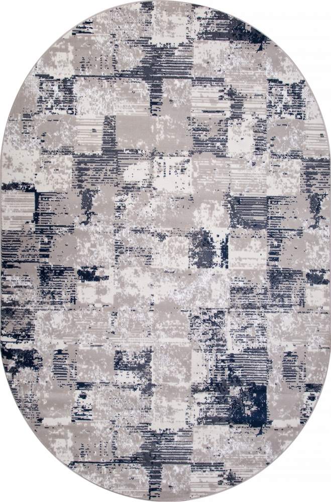Ковер Richi Merinos 8673  0.6x1.1  Oval  Gray-Blue