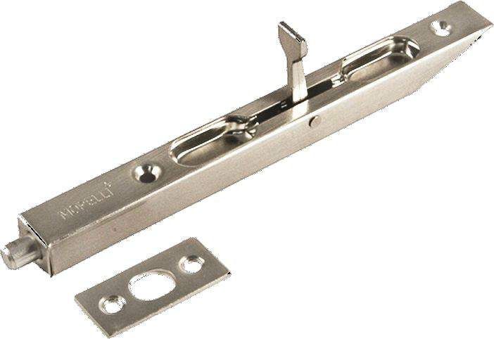 Шпингалет торцевой L160 SN мат.никель