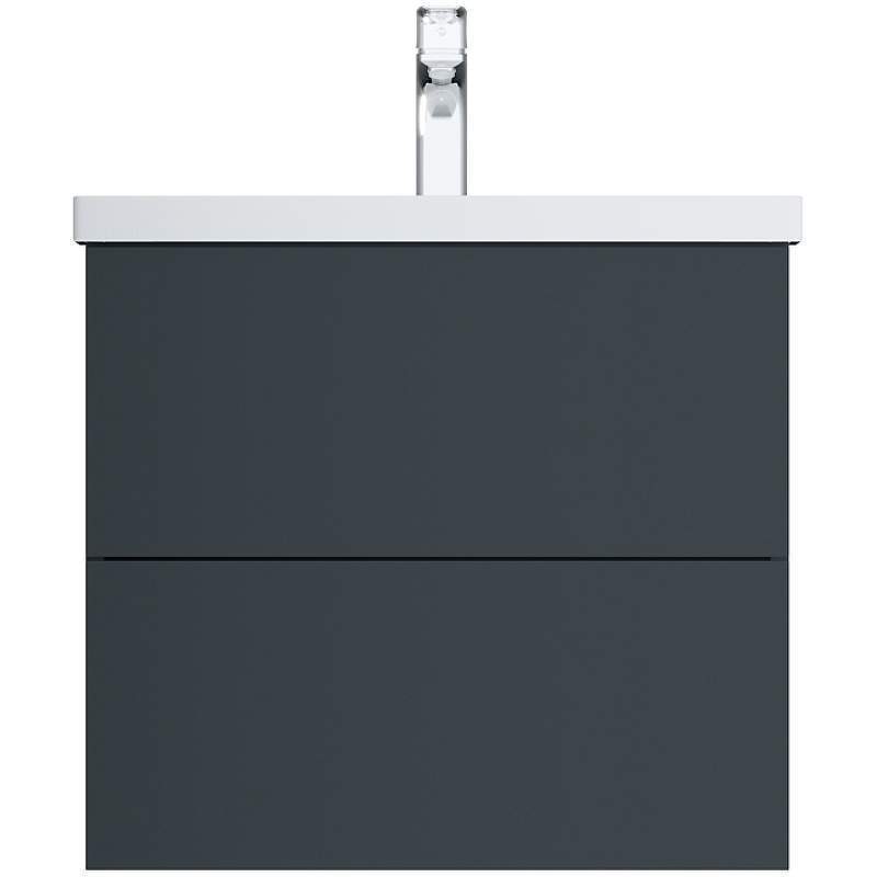 Тумба с раковиной GEM 60см подвес. графит матов. M90FHX06022GM/M90WCC0602WG