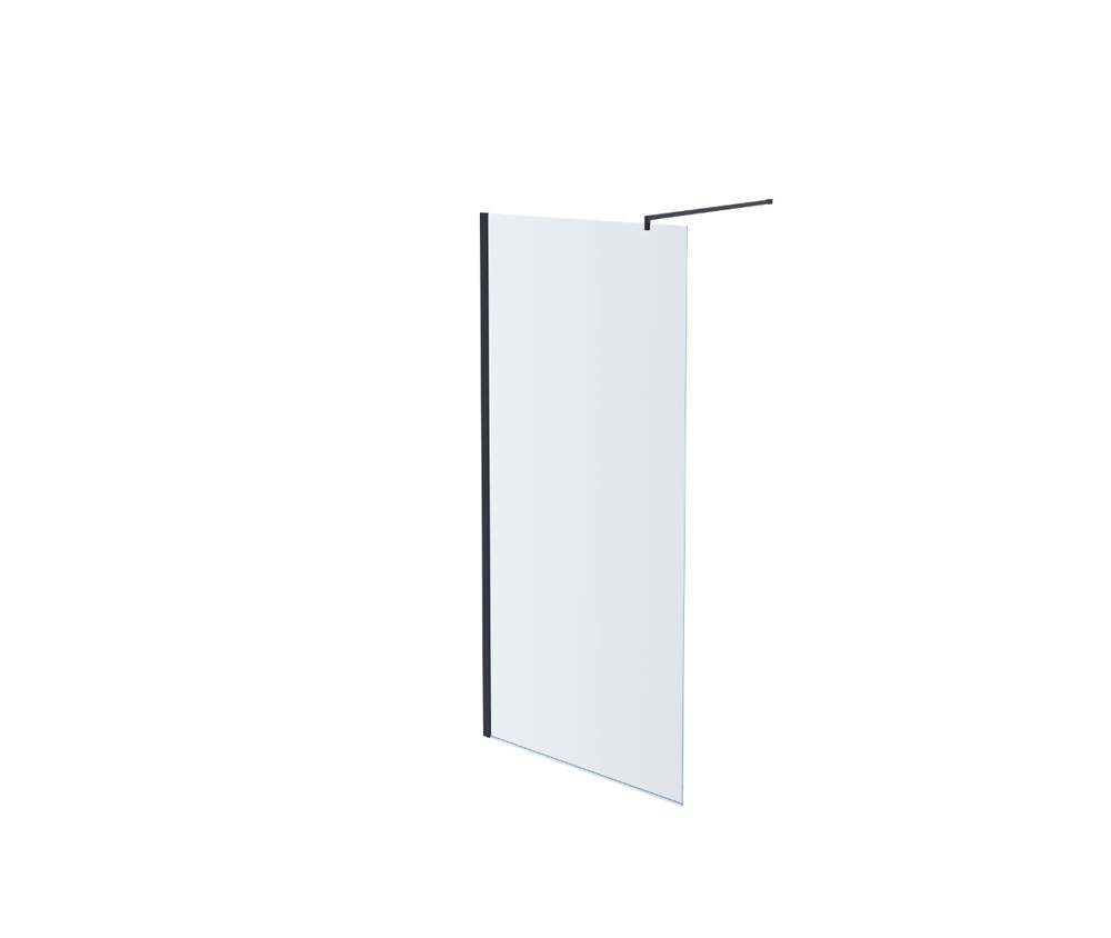  Душевая перегородка Walk in - Black стекло 8 мм 100*195см KK RD-W100.BG RD-W100B