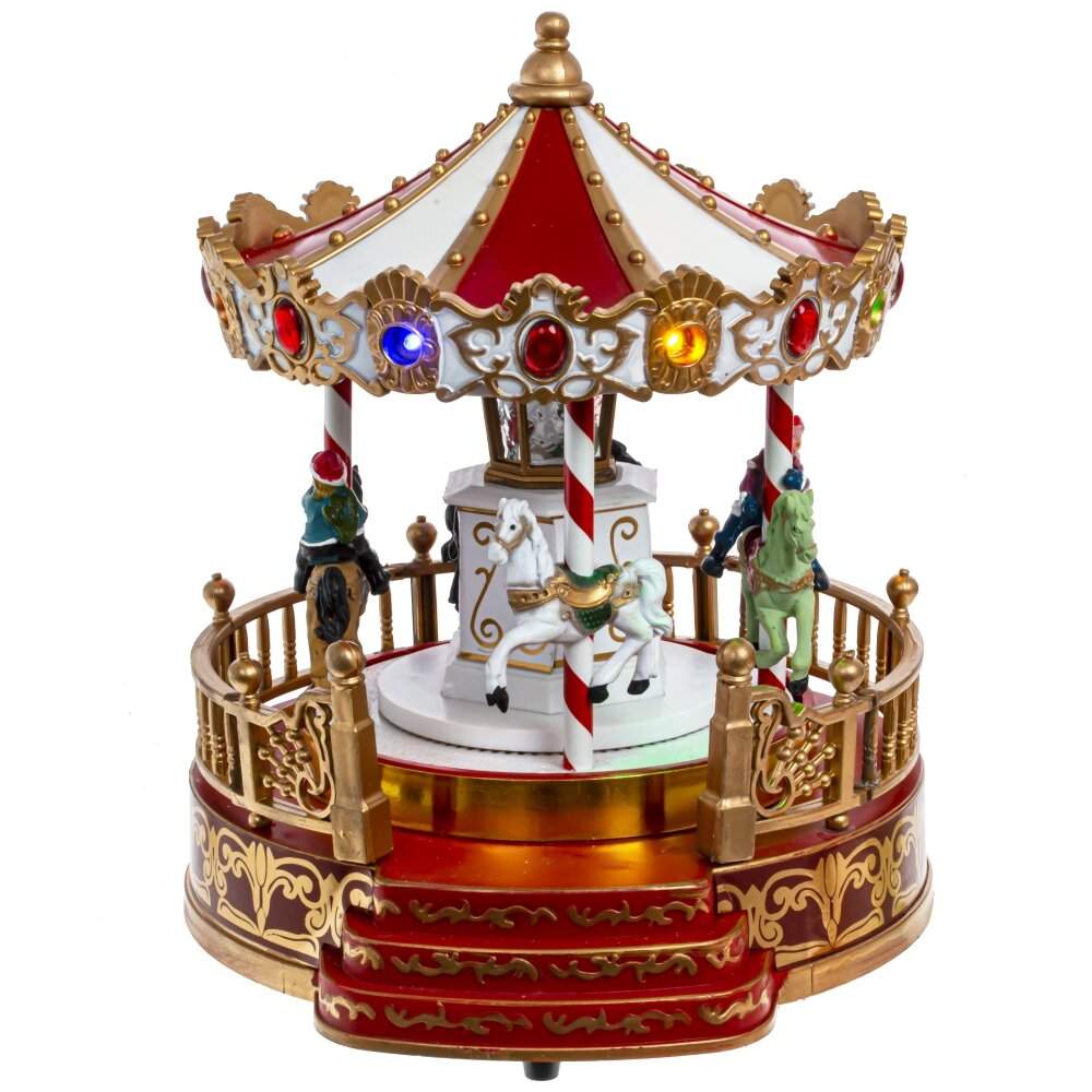 REMECO COLLECTION Фигурка 782716 Рождество (4 мелодии,подсветка,движение 3xAA+USB) 18х20х23см