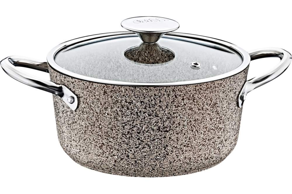 O.M.S. Комбеджи (песочный) Кастрюля 3116-IND-26 KMBJ 4,9л 26х12,5см индукция АП покрытие