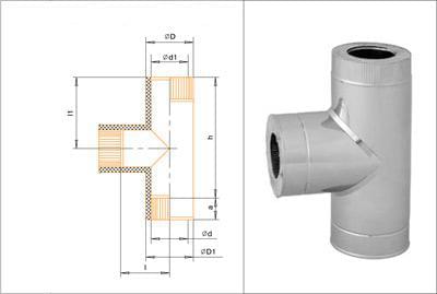 Тройник Термо 87* TРT-Р 430-0.5/430  115/200