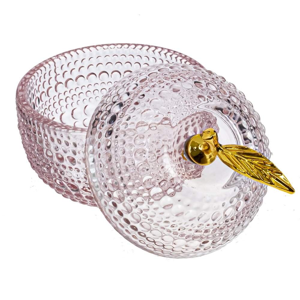 REMECO COLLECTION Шкатулка 804952 стекло/металл 8х8х10см