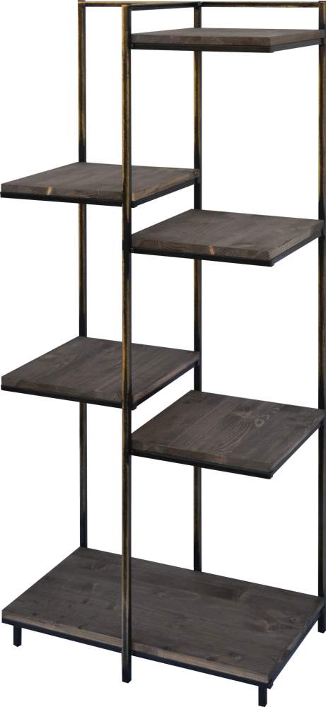 МЕТАЛЛ-ДЕКОР Полка №1345 Лофт h150х60х32см 6-ти ярусная 