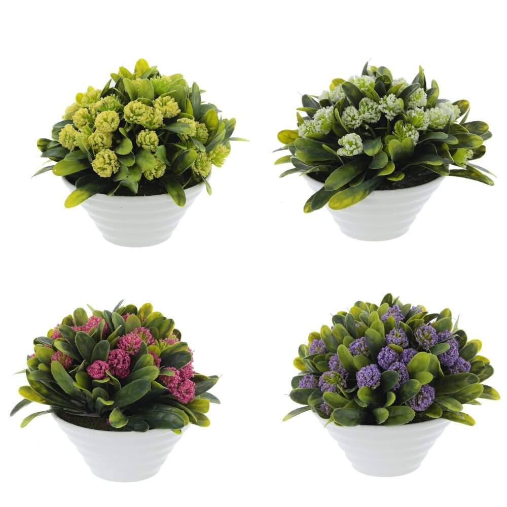 REMECO COLLECTION Композиция цветочная 804878 17х17х13см 4в.