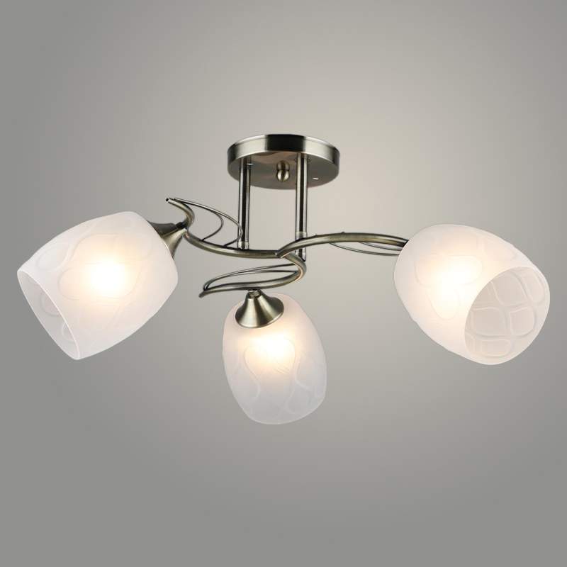 Люстра N5465/3 AB бронза 3х40W E27  d560 h250, QH23