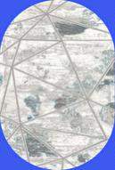 Ковер Calypso   8556_PQ68  1,6x2,3  L.Grey/Blue  овал