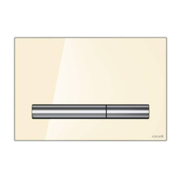 Кнопка PILOT, стекло, бежевыйP-BU-PIL/Beg/GI