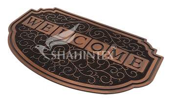 Коврик придверн. SHAHINTEX резиновый с покрытием  45*75  SH40  медь