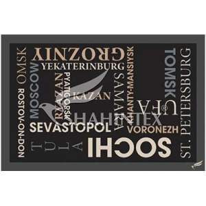 Коврик придверн. влаговпит. SHAHINTEX  DIGITAL PRINT Города 50*80