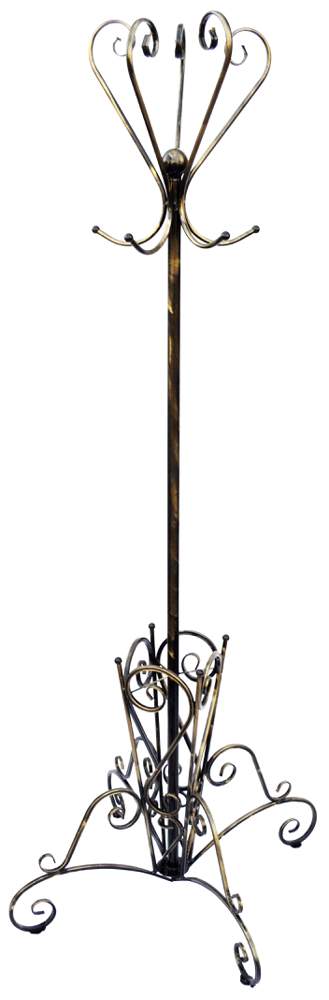 МЕТАЛЛ-ДЕКОР Вешалка напольная с зонтницей №766 h180х50см 