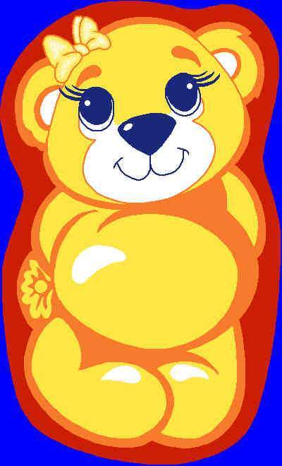 Ковер Baby New  6033  1,0х2,0  Orange/Orange овал