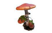 Гриб  ФП283  тройной с двумя лягушками  43см  