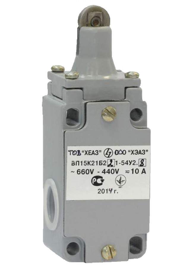 Выключатель путевой ВП 15К-21А-221-54 У2.8 толкатель прямого действия ЕТ512530