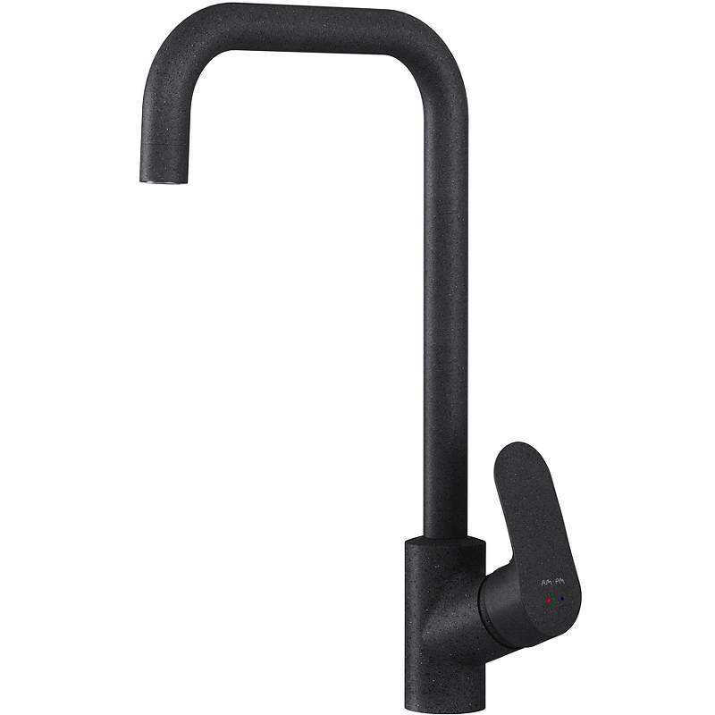 Смеситель  Like  F8006022  д/кухни G-образный излив, черный