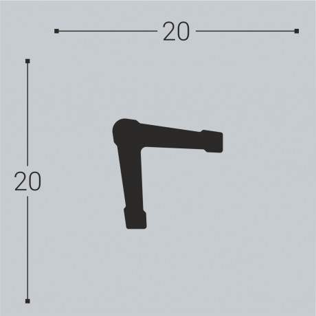 Угол XPS BD У1 (20*20)/56