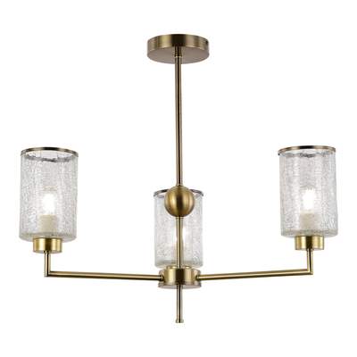 Светильник потолочный SLE1046-302-03 Бронза/Прозрачный E27 3*60W 