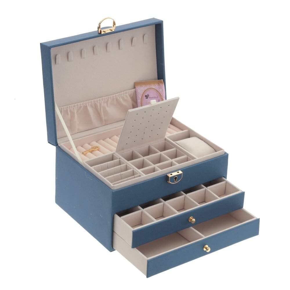 REMECO COLLECTION Шкатулка 785554 д/украшений 23х17х14см полимер/МДФ/картон/металл 