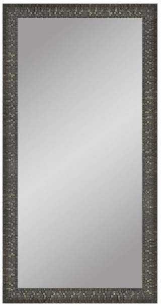 ГРАФИС Зеркало 50х100 Рама 7/Багет 68-197 Серый с серебрянной патиной