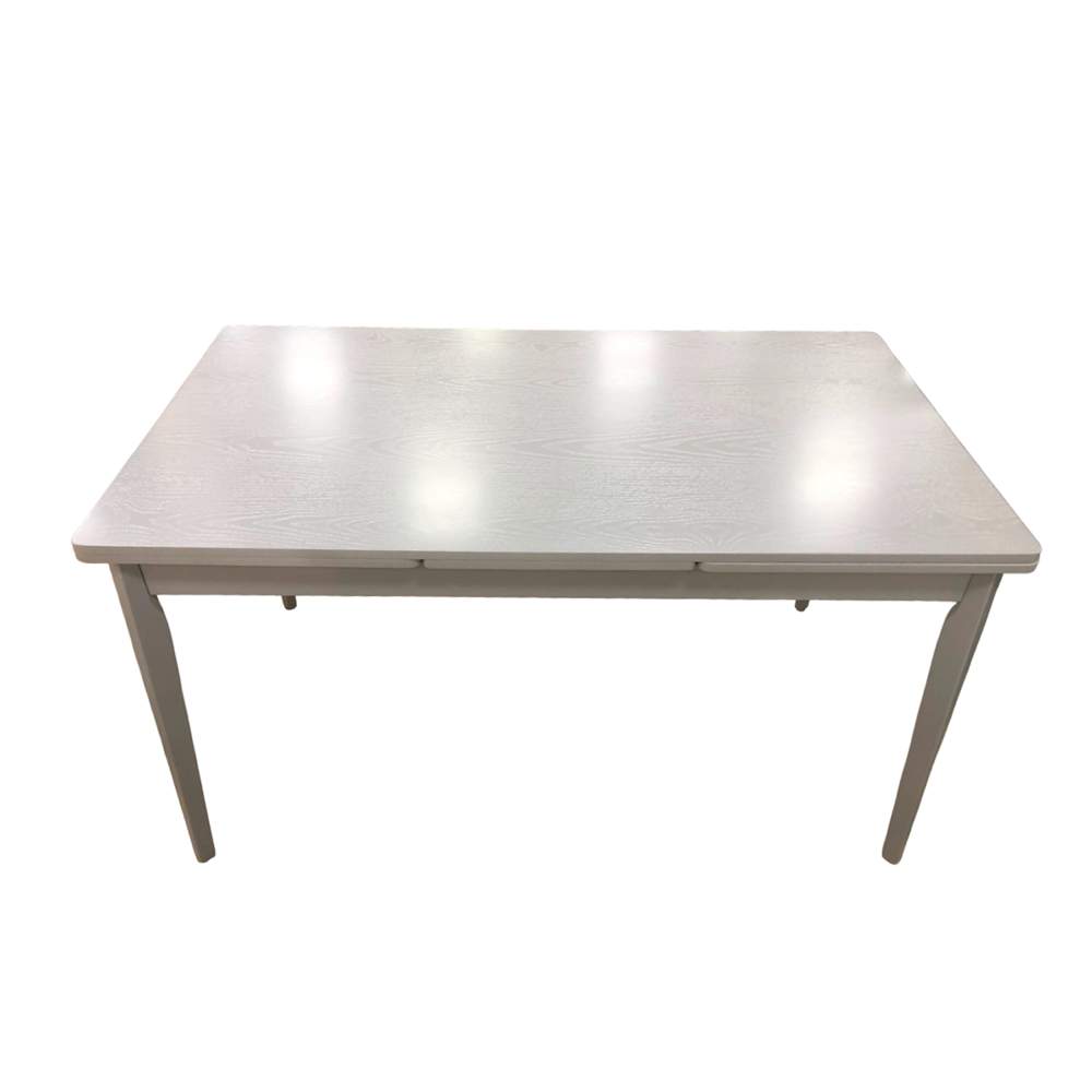 Стол Мюнхен 01  Серая эмаль, патина белая  1400(1900)2400))х800 Н780