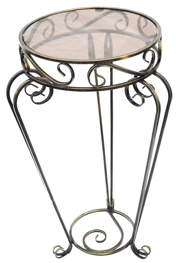 МЕТАЛЛ-ДЕКОР Столик №811 круглый h68х40см 