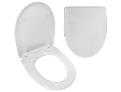 Сиденье д/унитаза Самара дюропласт креп. микролифт WIRQUIN 444770