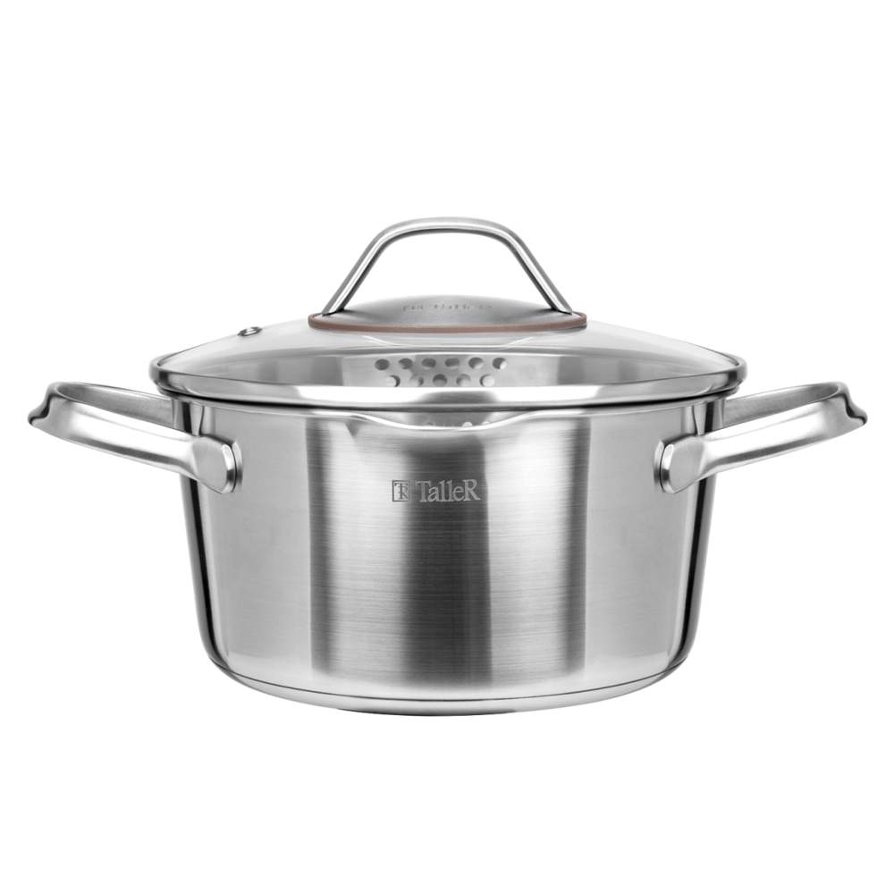 TALLER Intense Кастрюля TR-17358 2700мл нерж.сталь 18/10 индукция