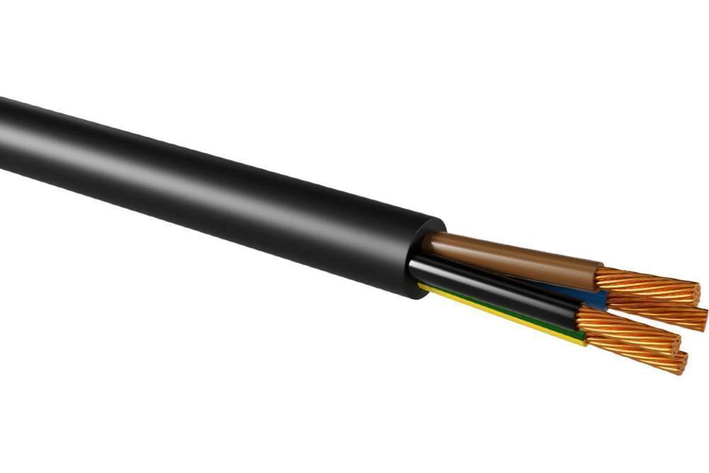 Провод ПВС 4х6 черный
