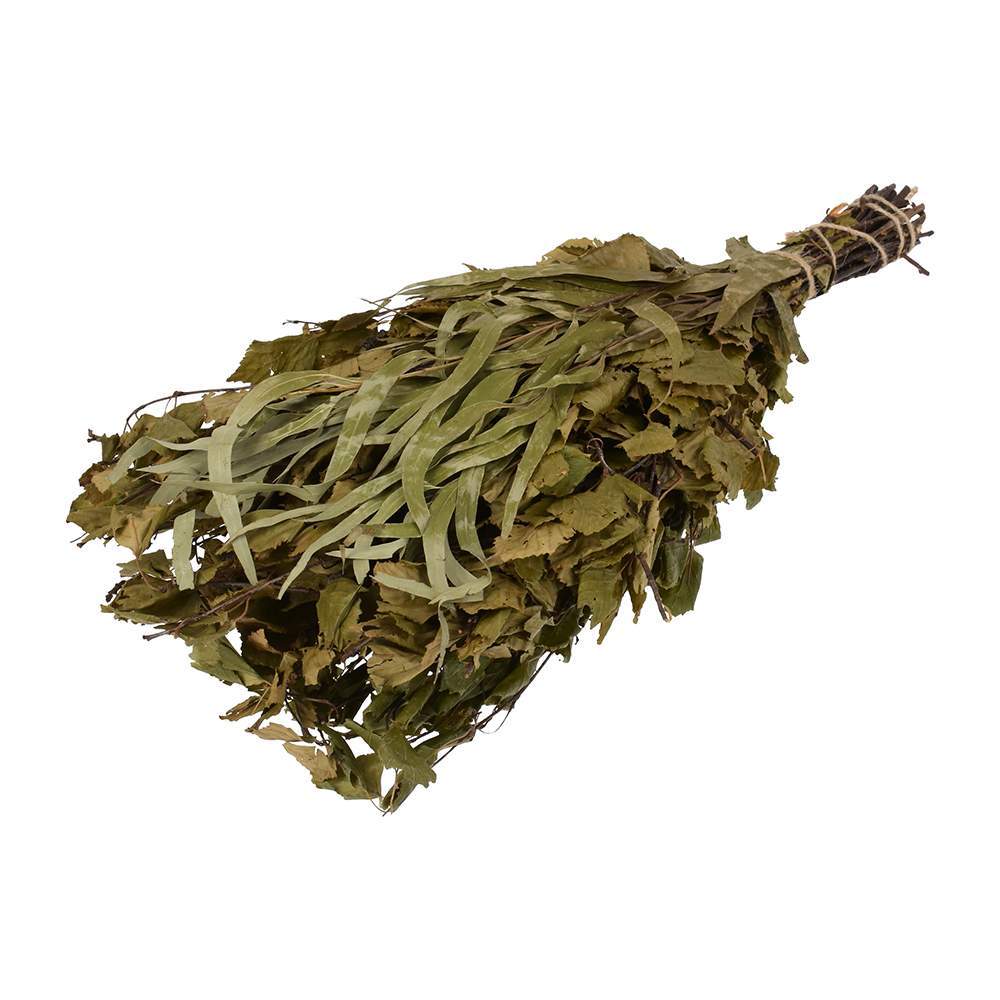 Веник "Банные штучки"  березовый с эвкалиптом 32101