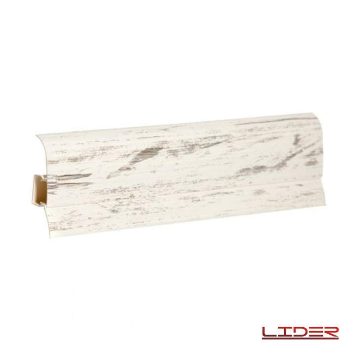 758M Плинтус мат. Дуб серебр. 2500/75/24мм Лидер