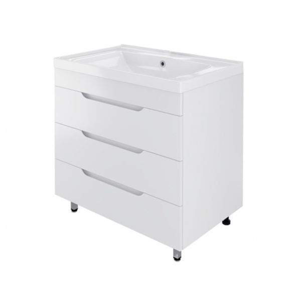 Тумба SOHO 80 QUADRO напольная+раковина керам. DEEP-80