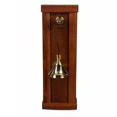 ZAMEL Электромеханический звонок Mulino DNS-222 латунь/дерево 230V,громкость 80 dB(A),110х320х100мм