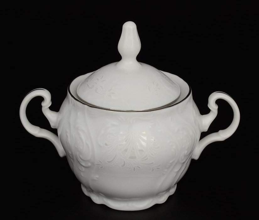 BERNADOTTE Отводка платина Сахарница 220мл BE3632021/БТФ0209