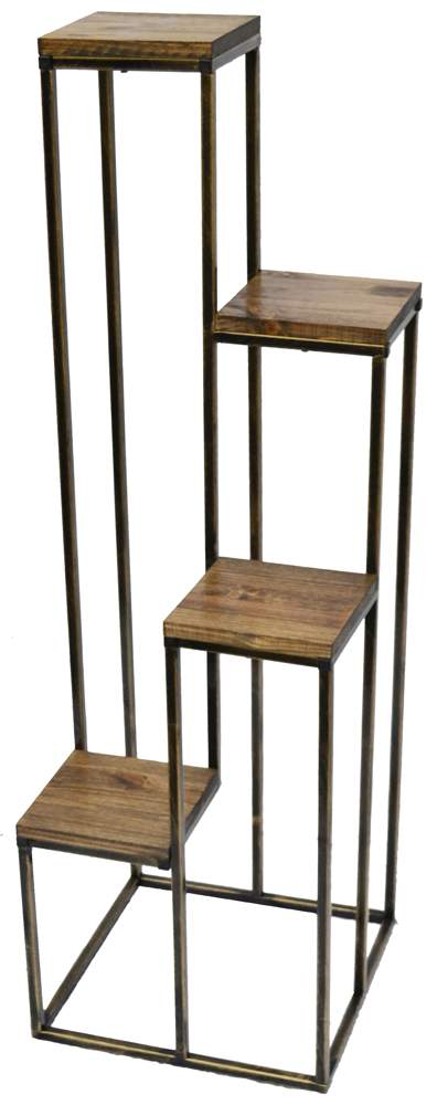 МЕТАЛЛ-ДЕКОР Полка №1310 Лофт h120х30х30см   