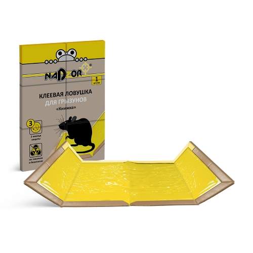 Ловушка д/грызунов NASAGL1 клеевая Книжка  25735