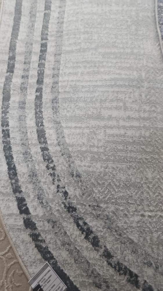 Ковер BOMONTI NATUREL  F578A  COKME_KREM-GRAY 1,5*2,3  Овал 