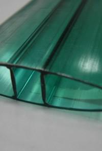 Профиль соединительный H 8мм 6,0м  зеленый 8Н