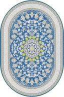 Ковер Medina  RBG03_CP22 Mavi/Mavi  3,0x4,0  овал